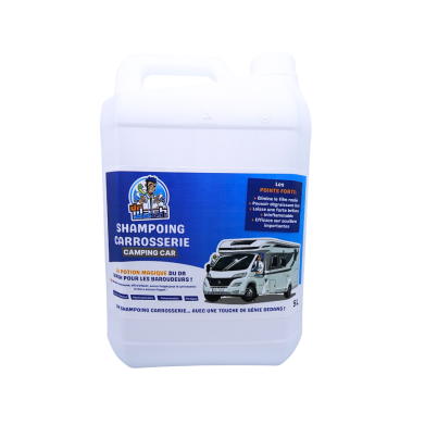 Shampoing carrosserie camping car