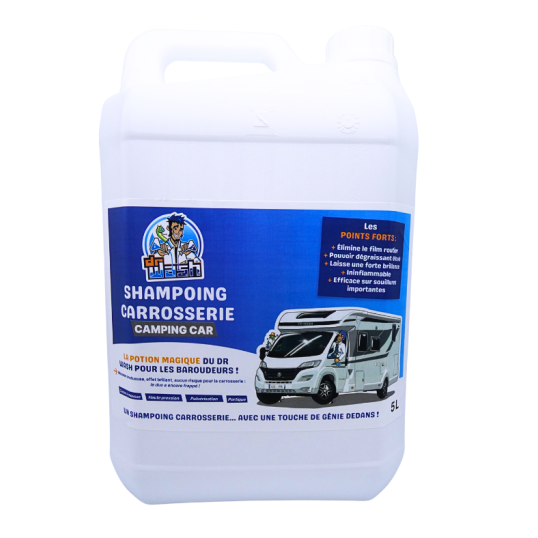 Shampoing carrosserie camping car